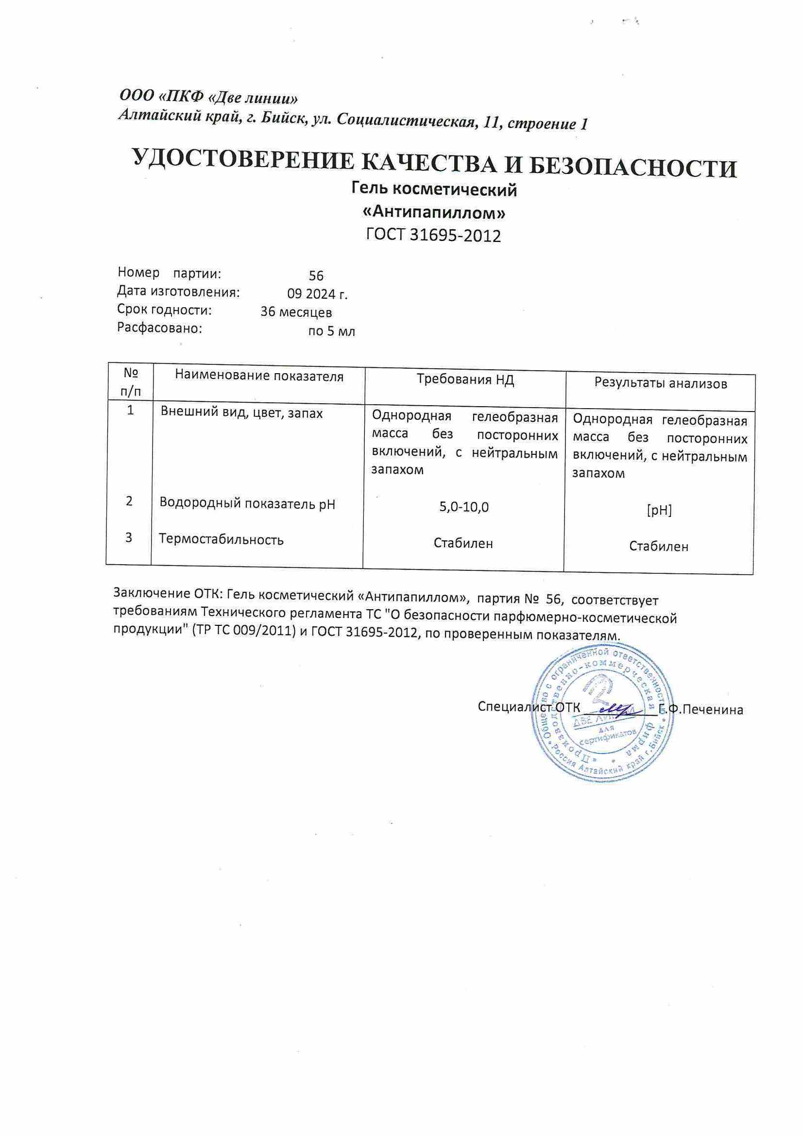 Паспорт №092024